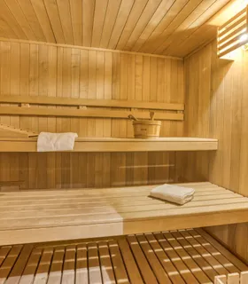 Sauna privatif Sauna privatif du Chalet Pan Bena.
